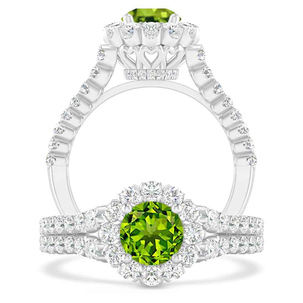 White Gold - Peridot