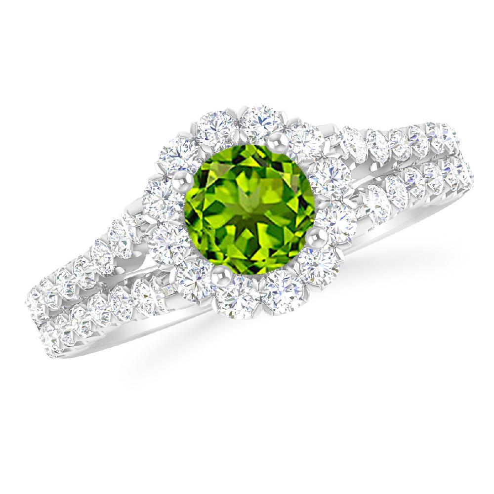 White Gold - Peridot