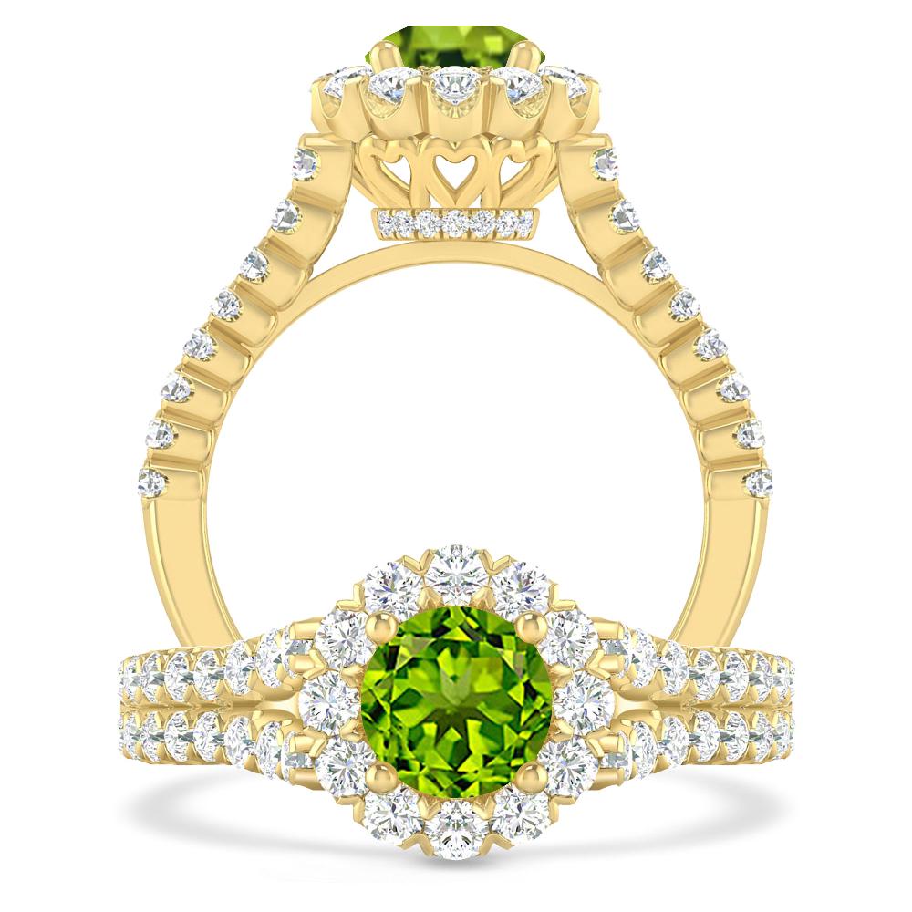 Yellow Gold - Peridot