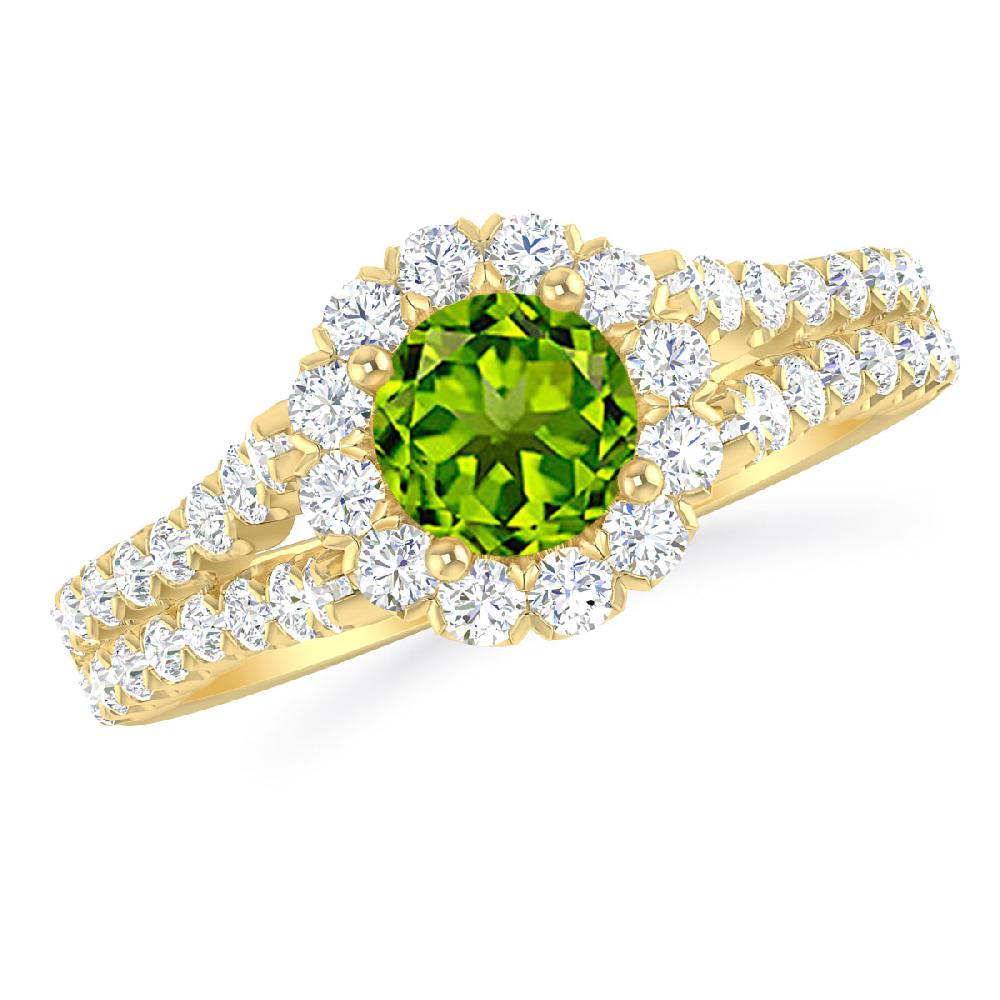 Yellow Gold - Peridot