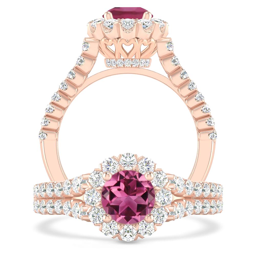 Rose Gold - Pink Tourmaline