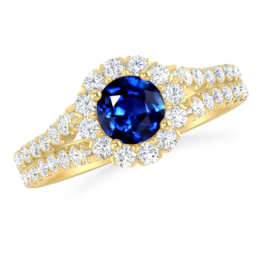 Yellow Gold - Sapphire