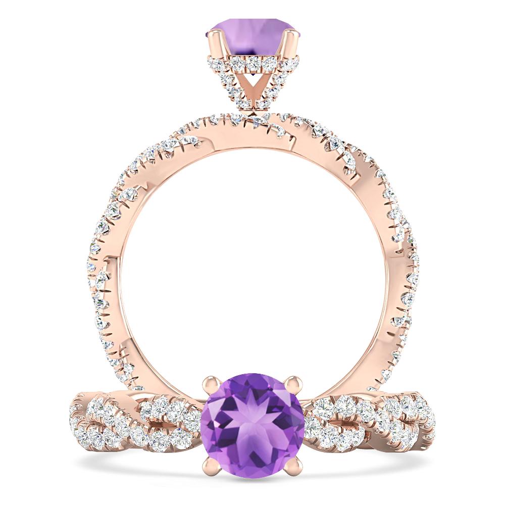 Rose Gold - Amethyst