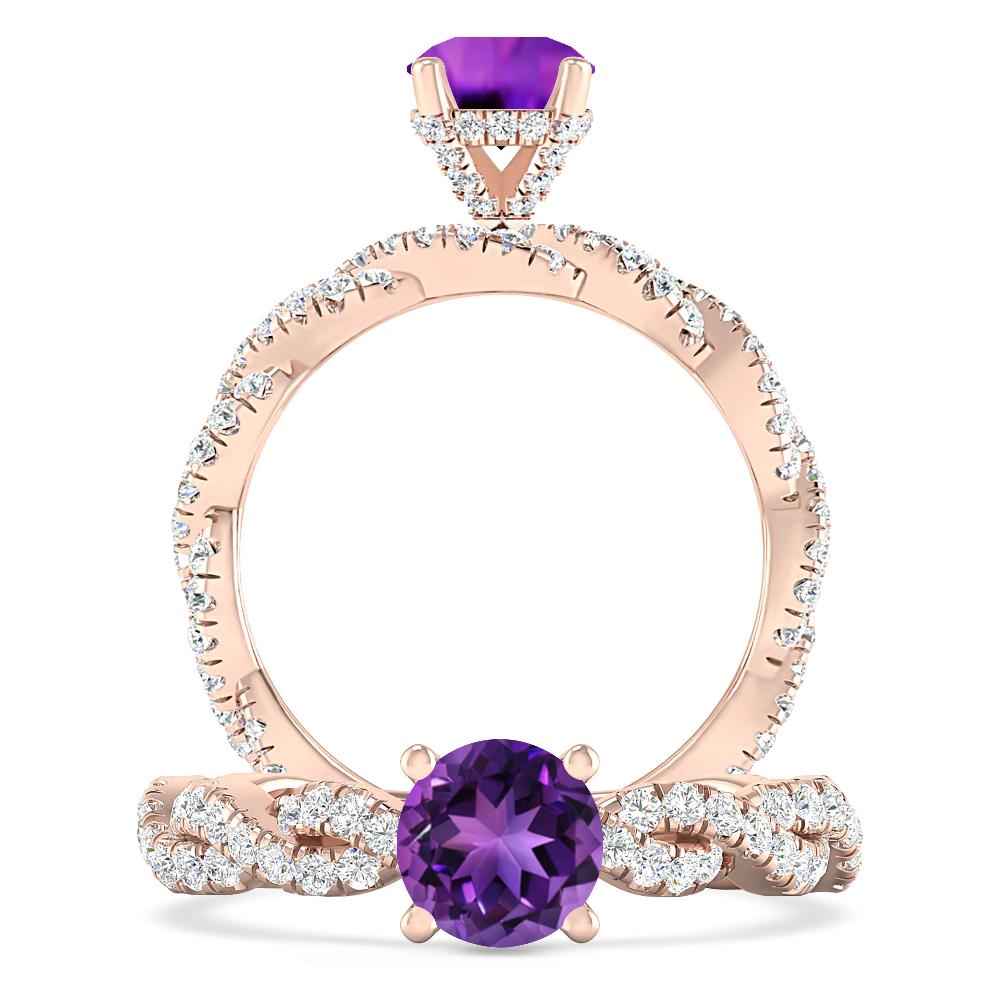 Rose Gold - Amethyst