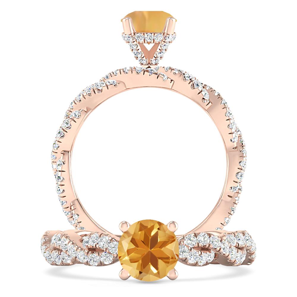 Rose Gold - Citrine