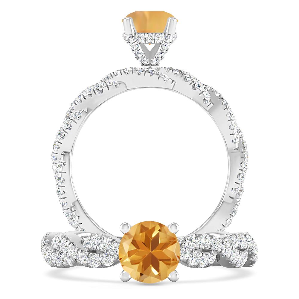 White Gold - Citrine