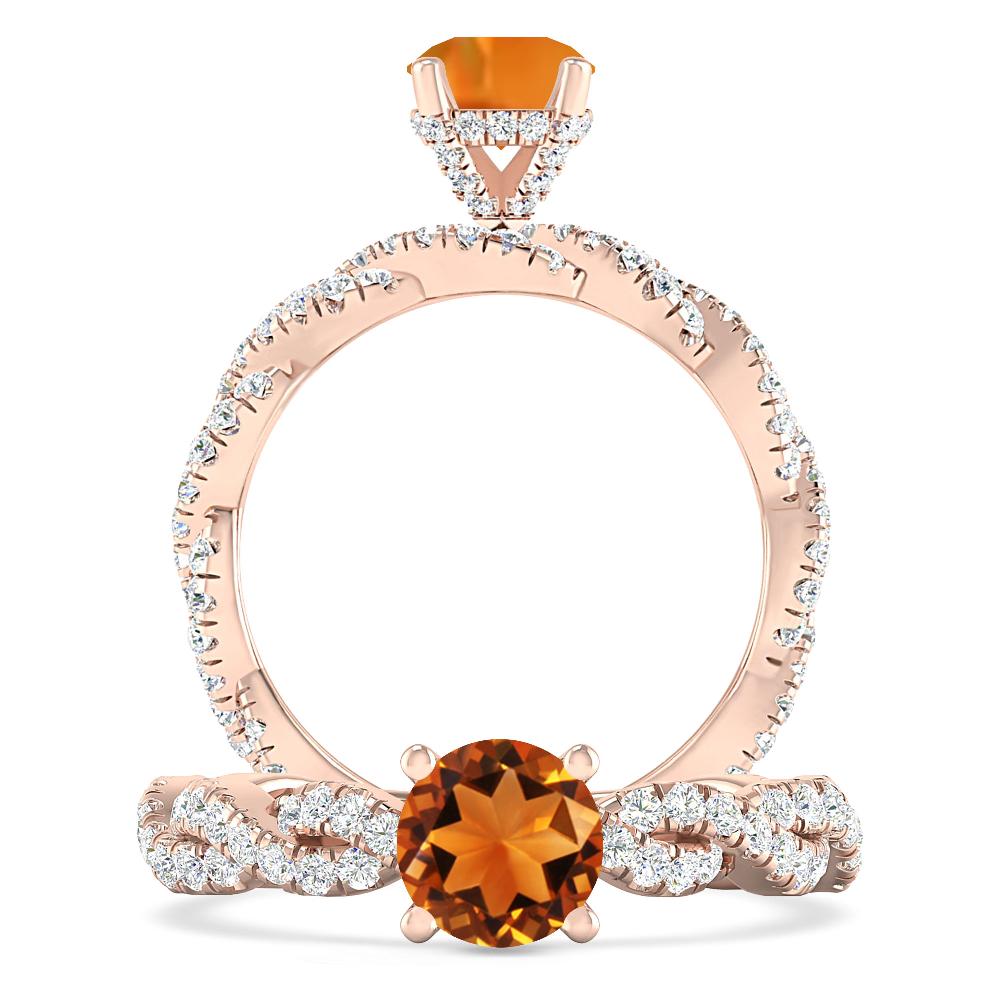 Rose Gold - Citrine