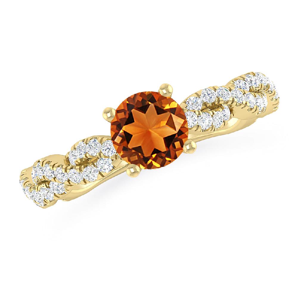 Yellow Gold - Citrine