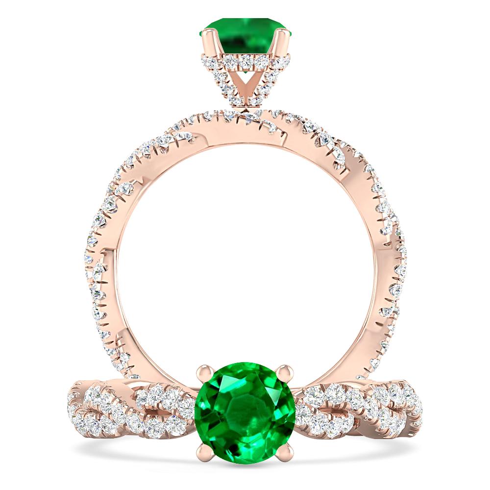 Rose Gold - Emerald