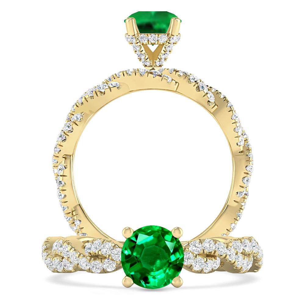 Yellow Gold - Emerald