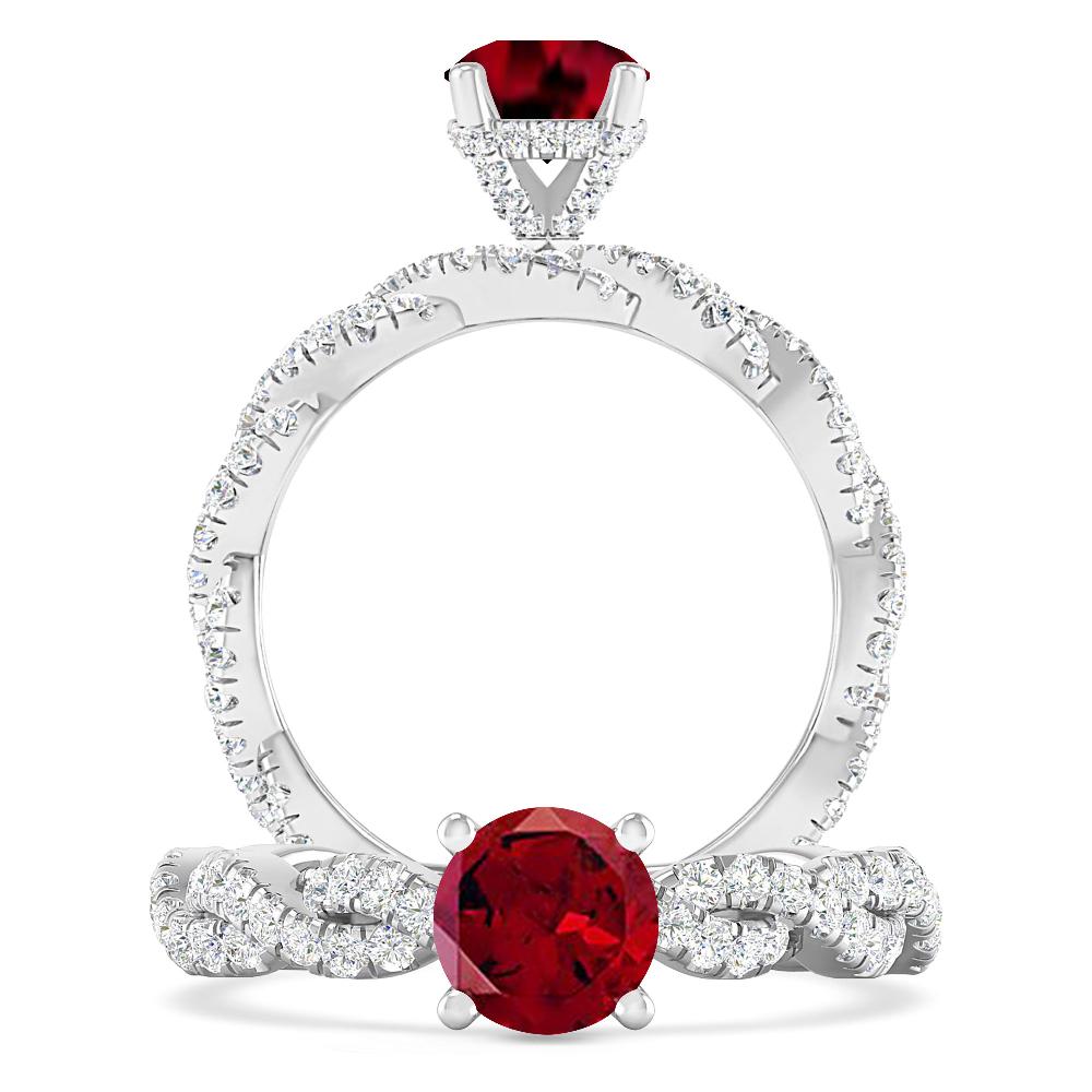 White Gold - Garnet