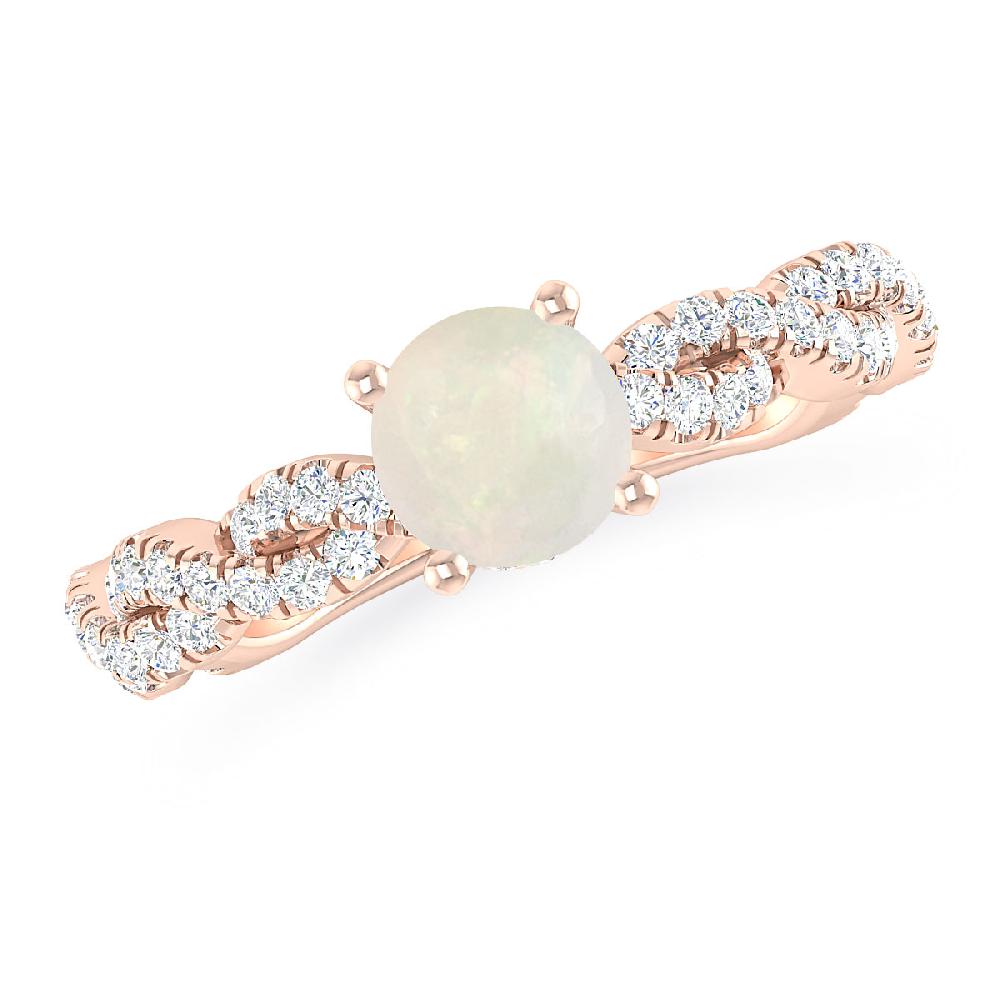 Rose Gold - Opal