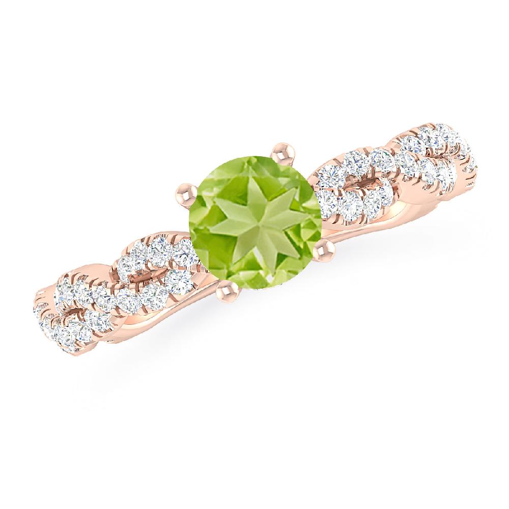 Rose Gold - Peridot