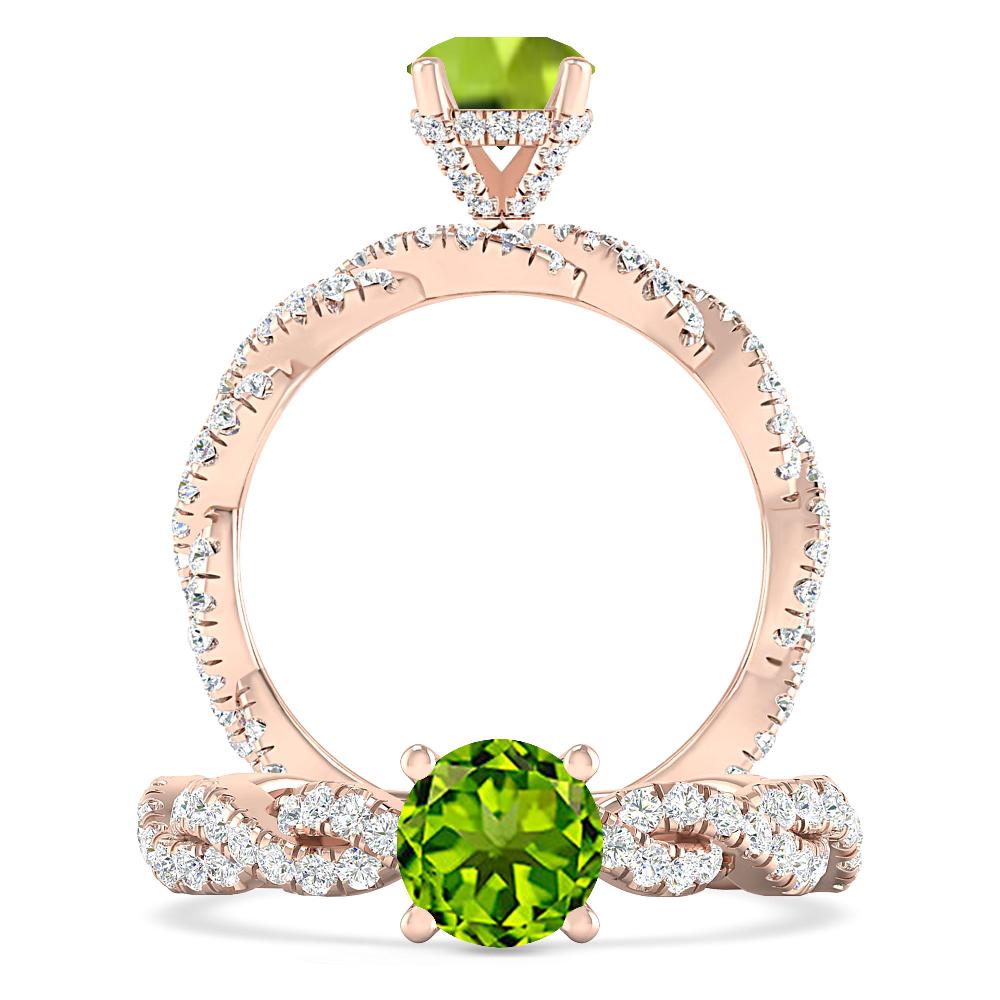 Rose Gold - Peridot