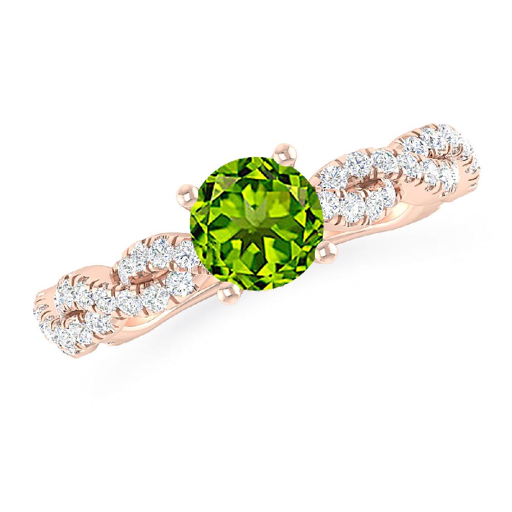 Rose Gold - Peridot