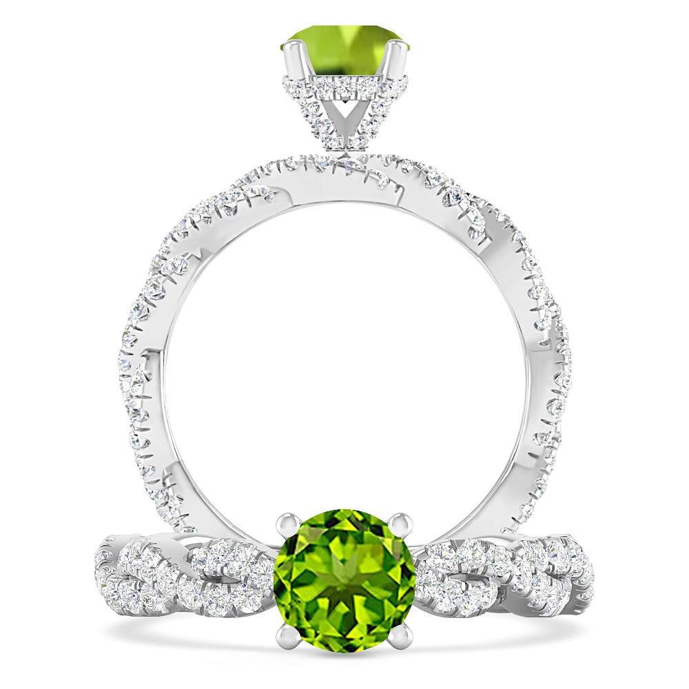 White Gold - Peridot