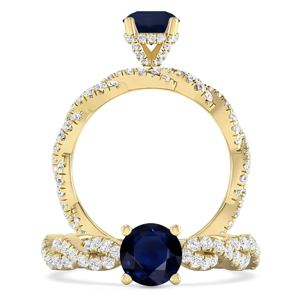 Yellow Gold - Sapphire