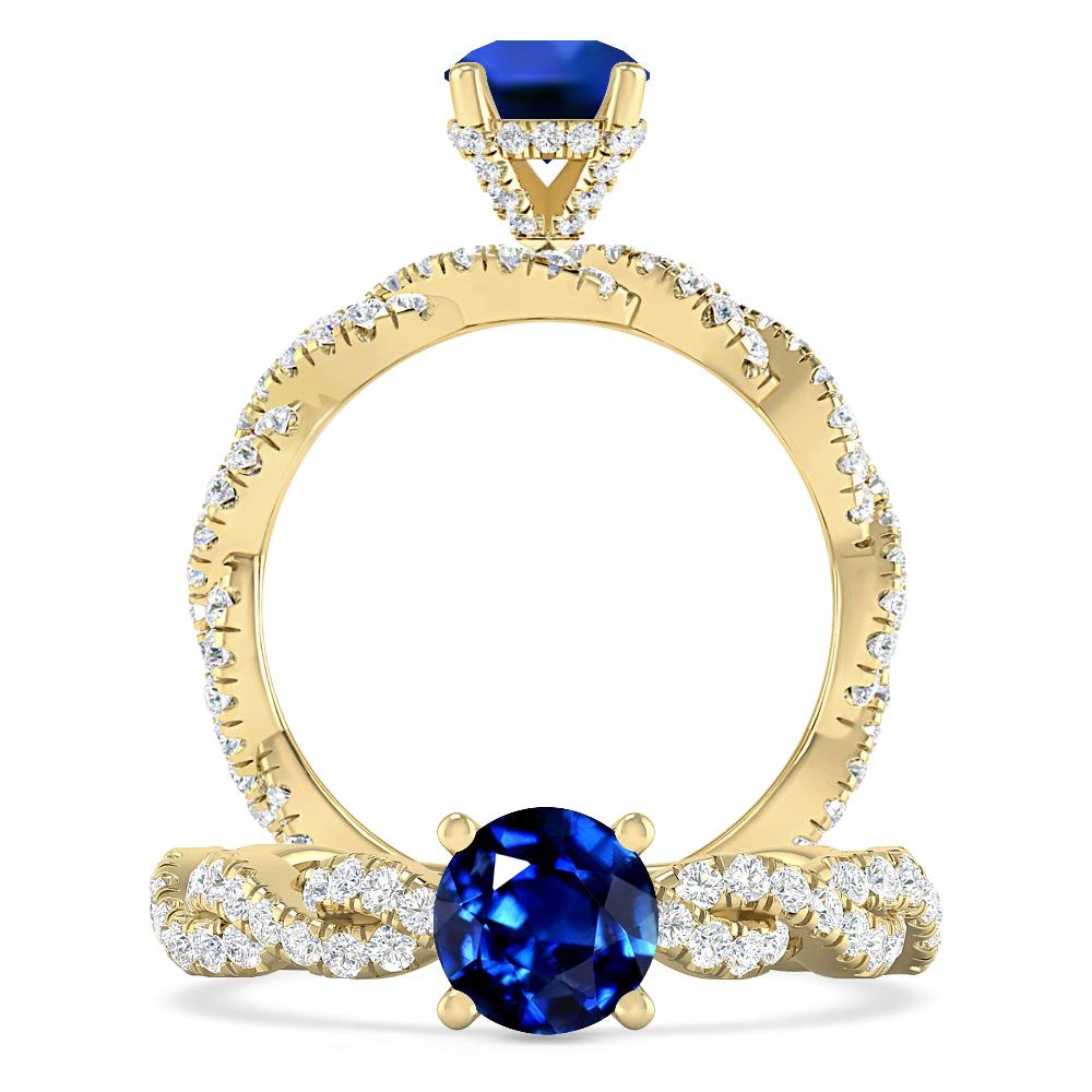 Yellow Gold - Sapphire