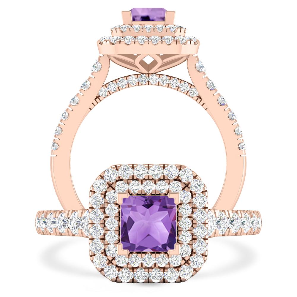 Rose Gold - Amethyst