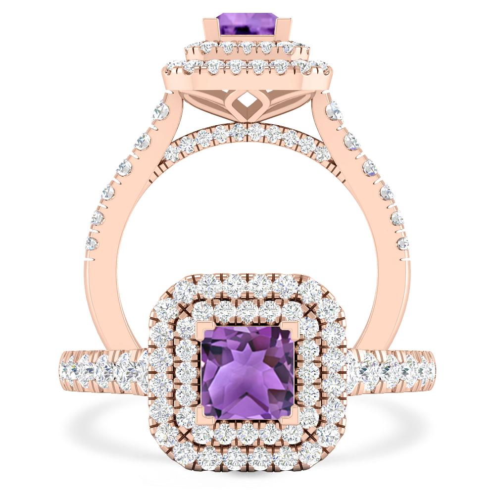 Rose Gold - Amethyst