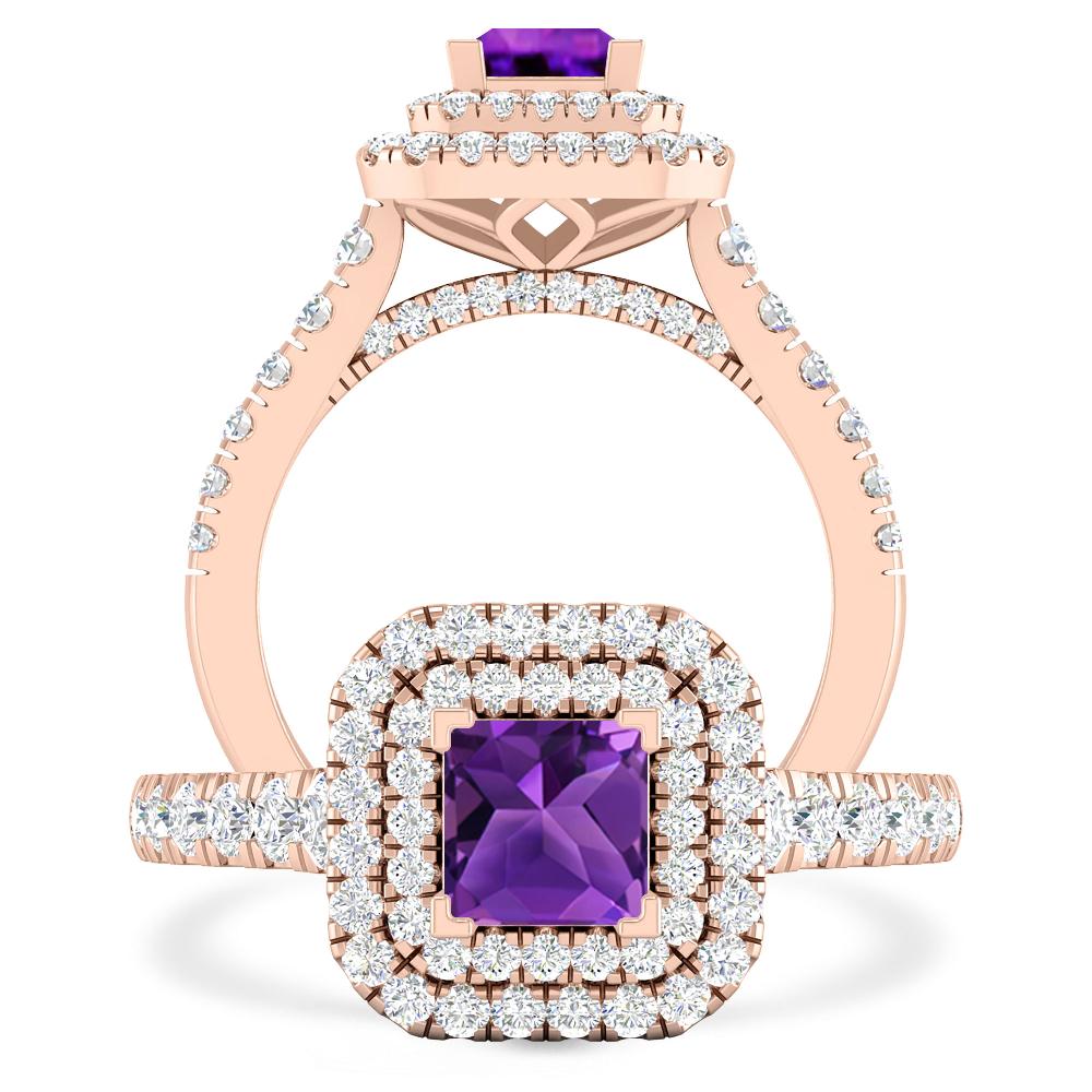 Rose Gold - Amethyst