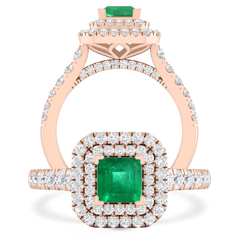 Rose Gold - Emerald