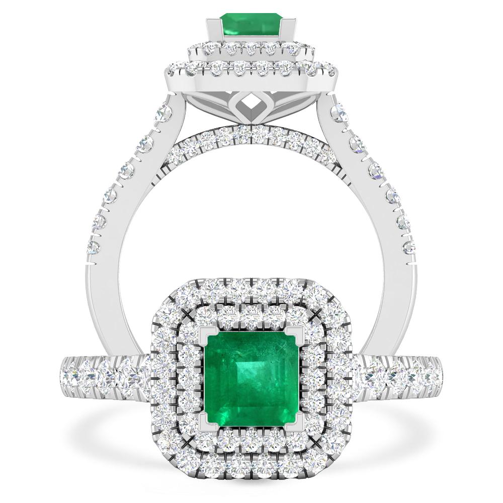 White Gold - Emerald