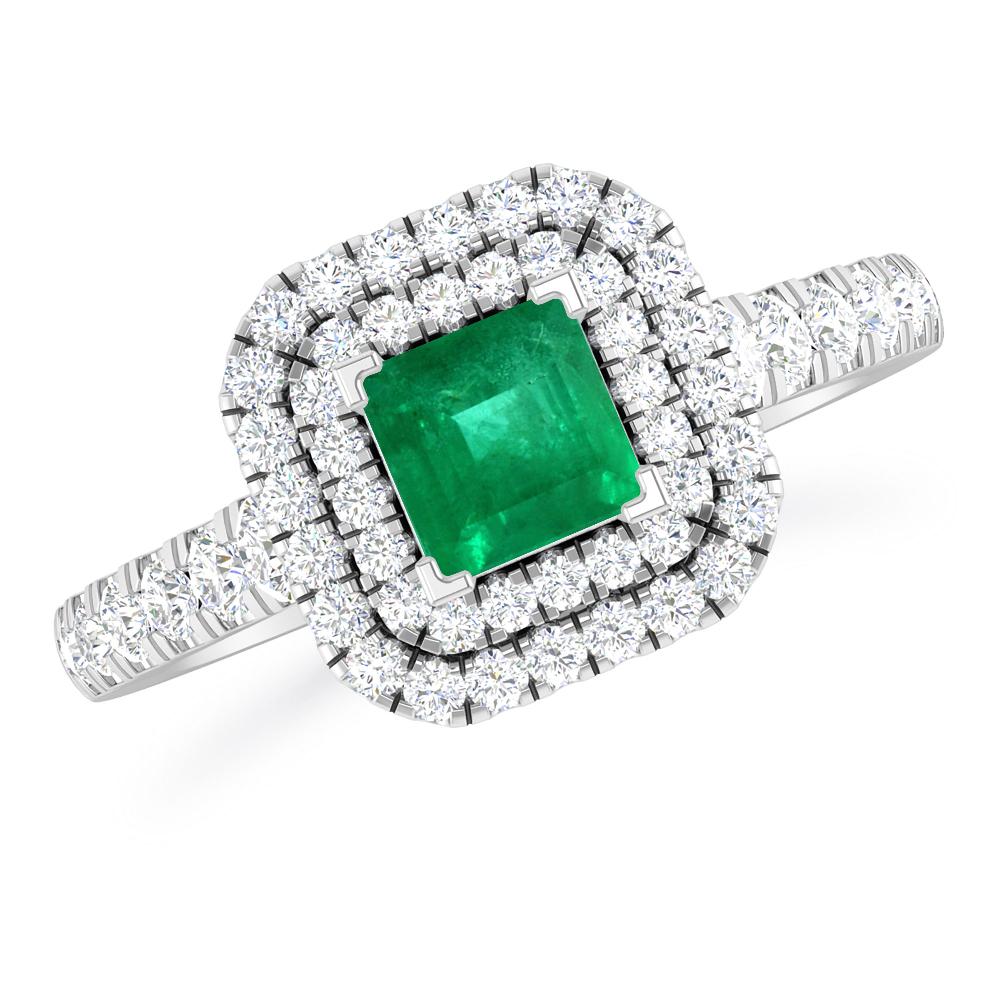 White Gold - Emerald