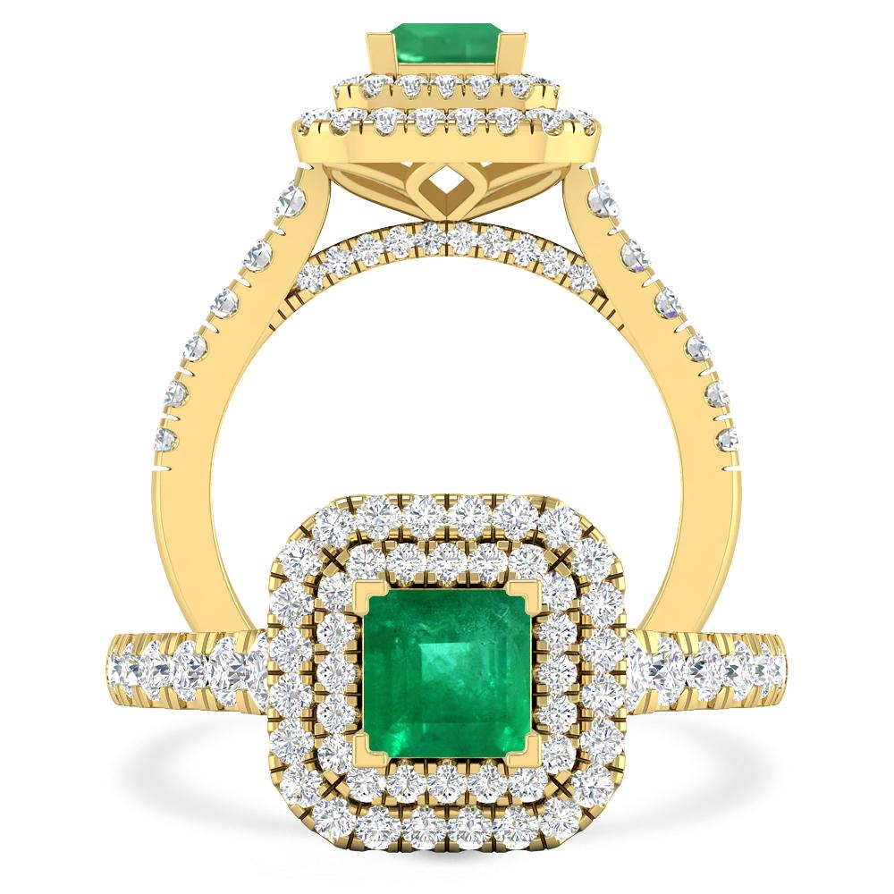 Yellow Gold - Emerald