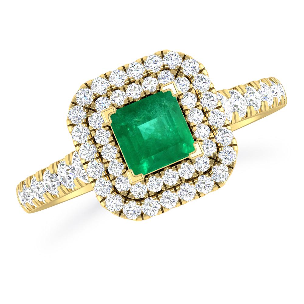 Yellow Gold - Emerald