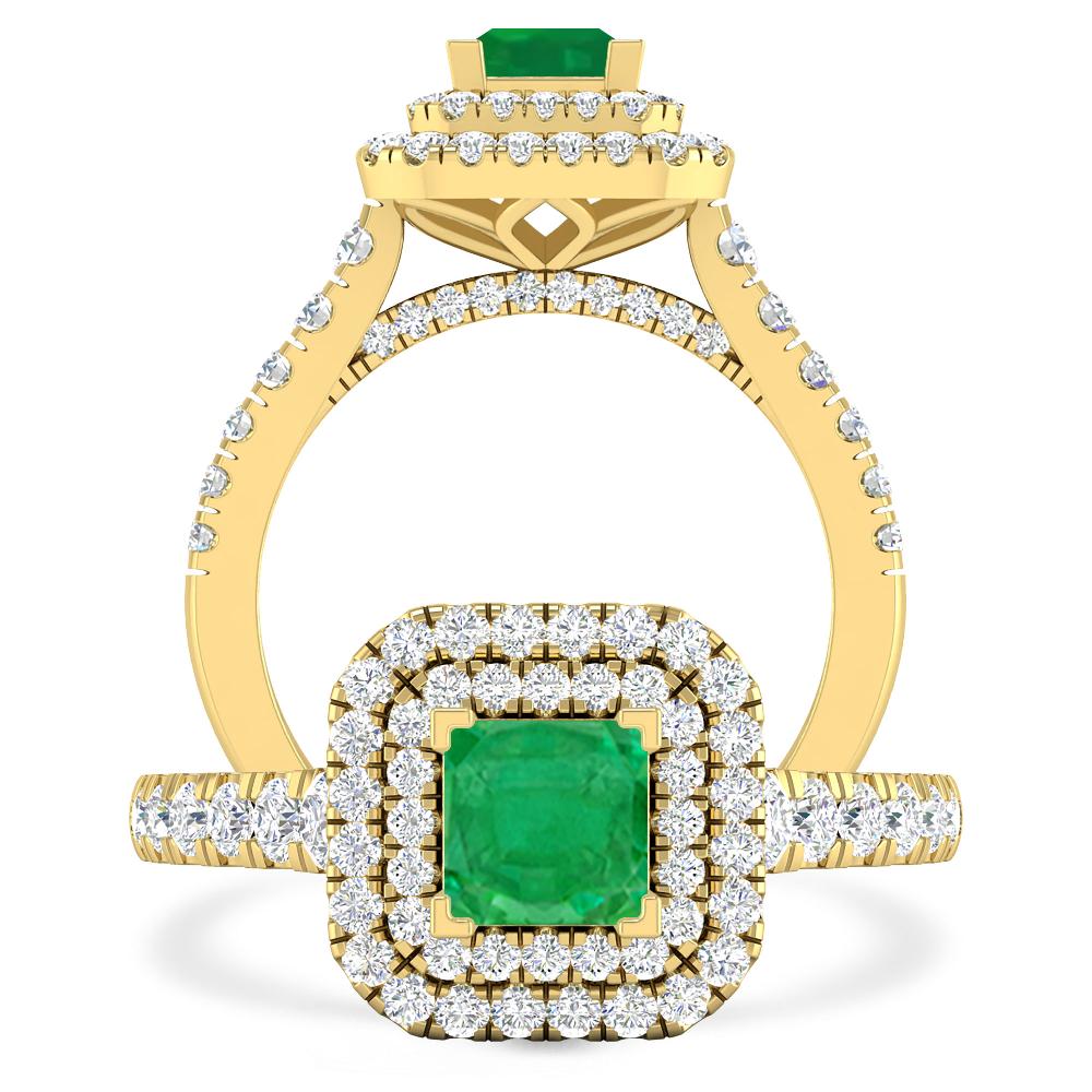 Yellow Gold - Emerald