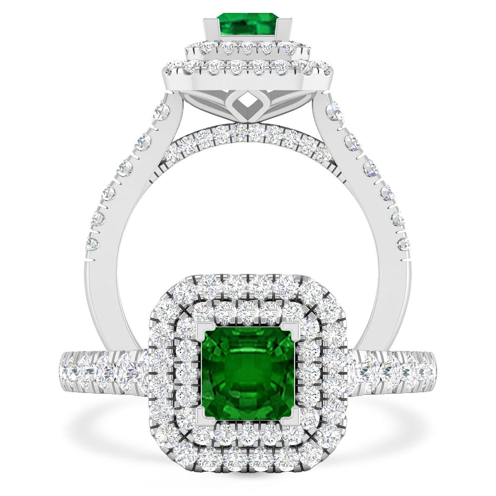 White Gold - Emerald