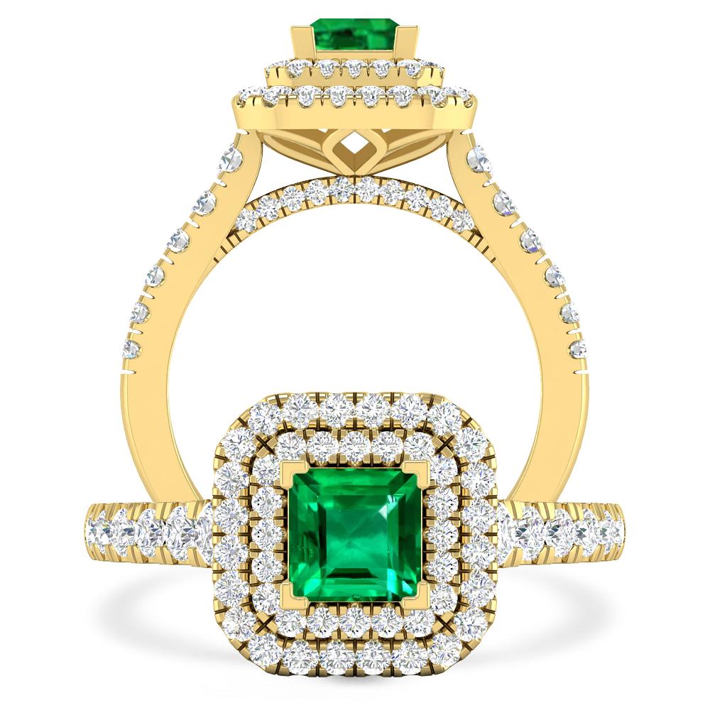 Yellow Gold - Emerald