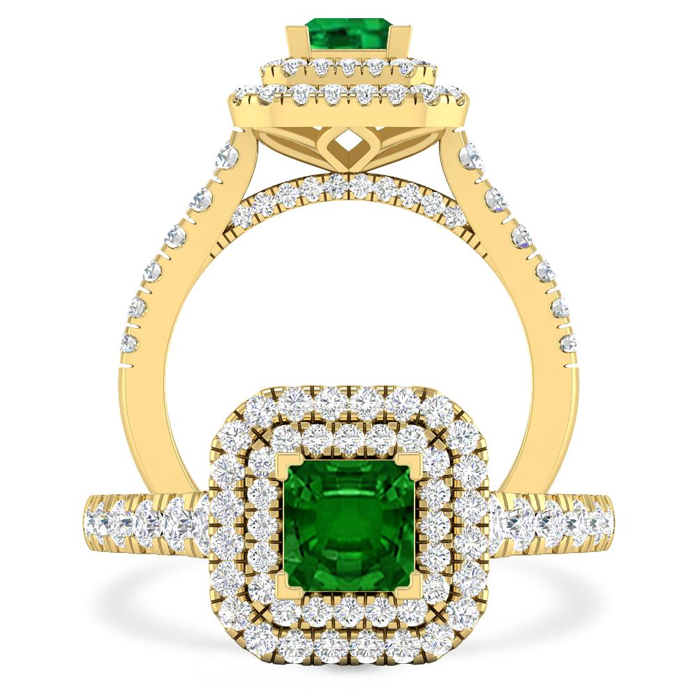 Yellow Gold - Emerald