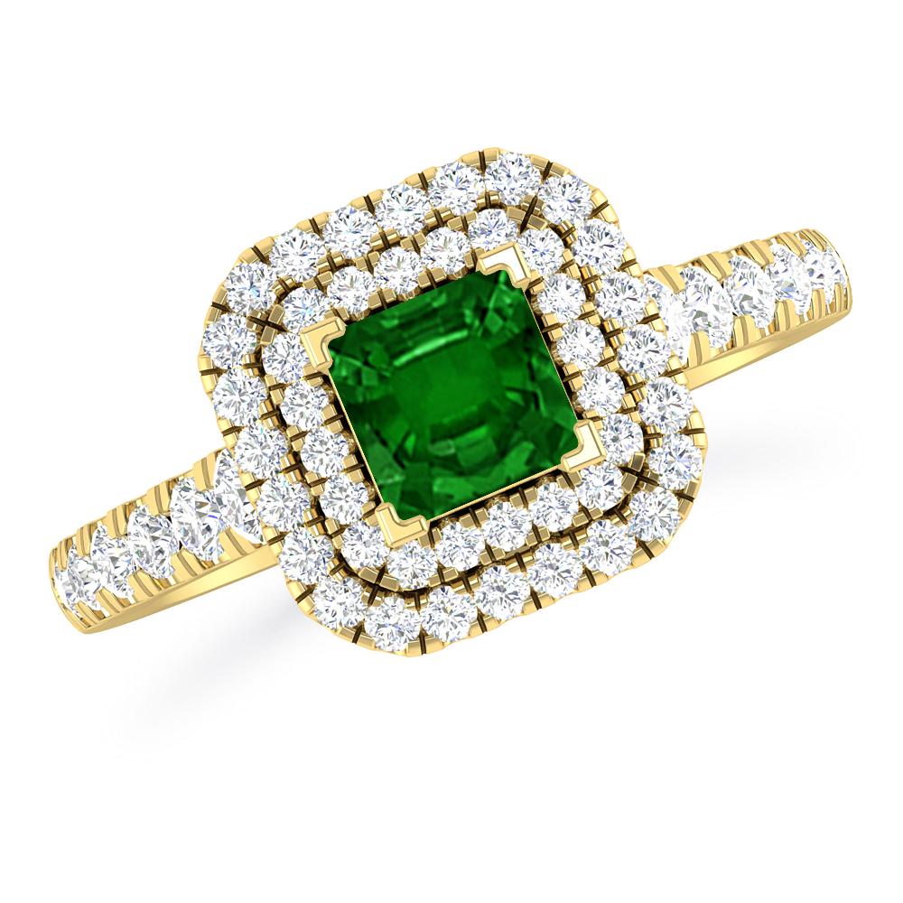 Yellow Gold - Emerald