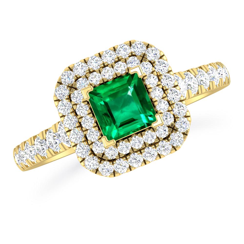 Yellow Gold - Emerald