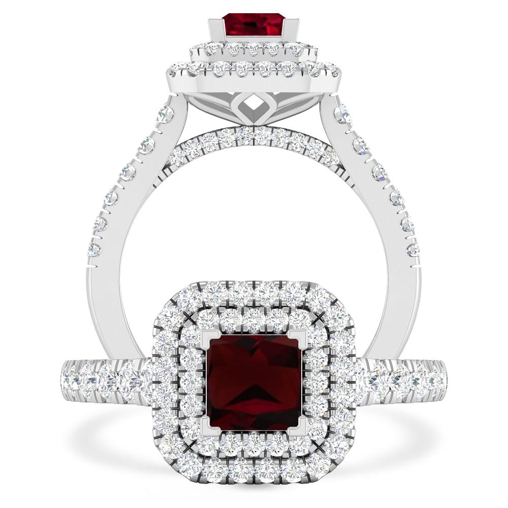 White Gold - Garnet