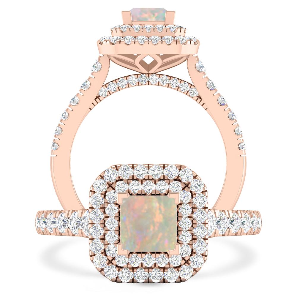 Rose Gold - Opal