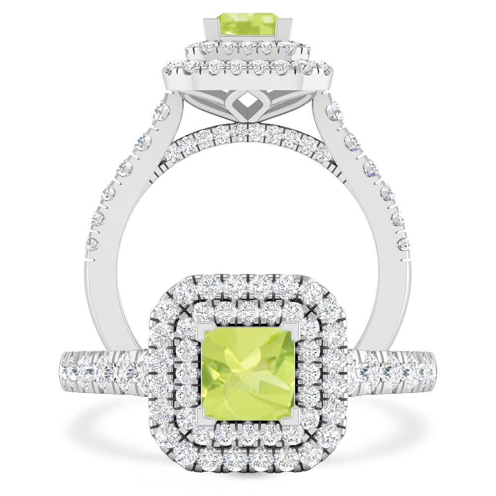 White Gold - Peridot