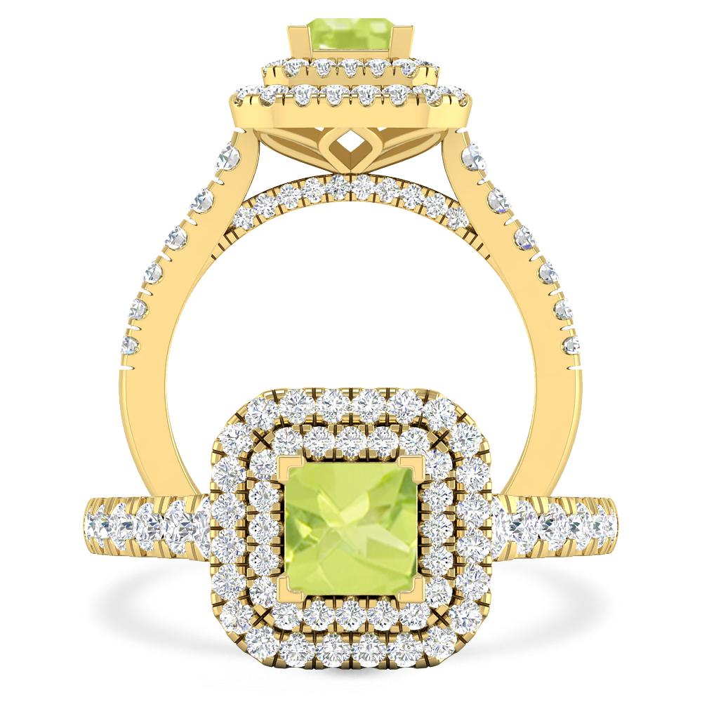 Yellow Gold - Peridot