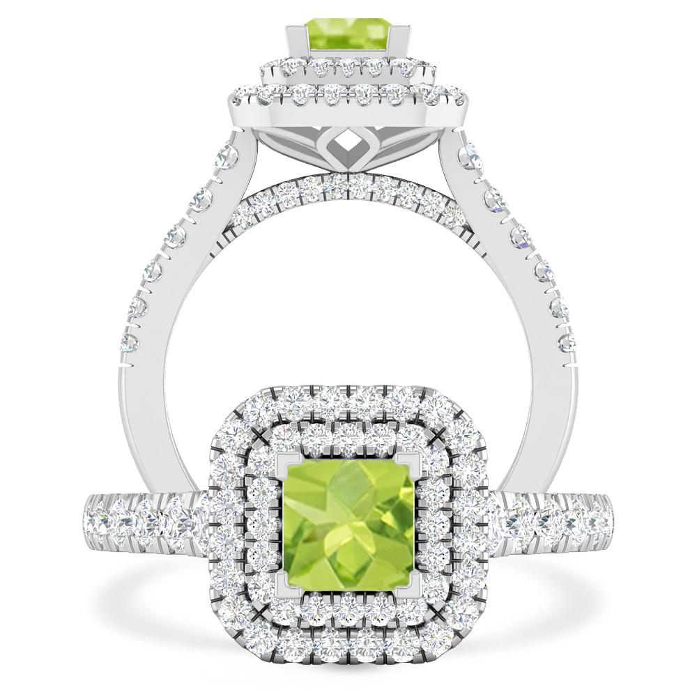 White Gold - Peridot