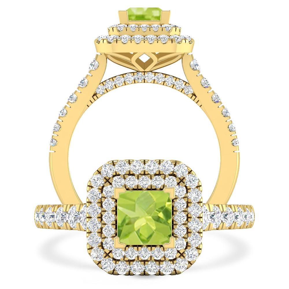 Yellow Gold - Peridot