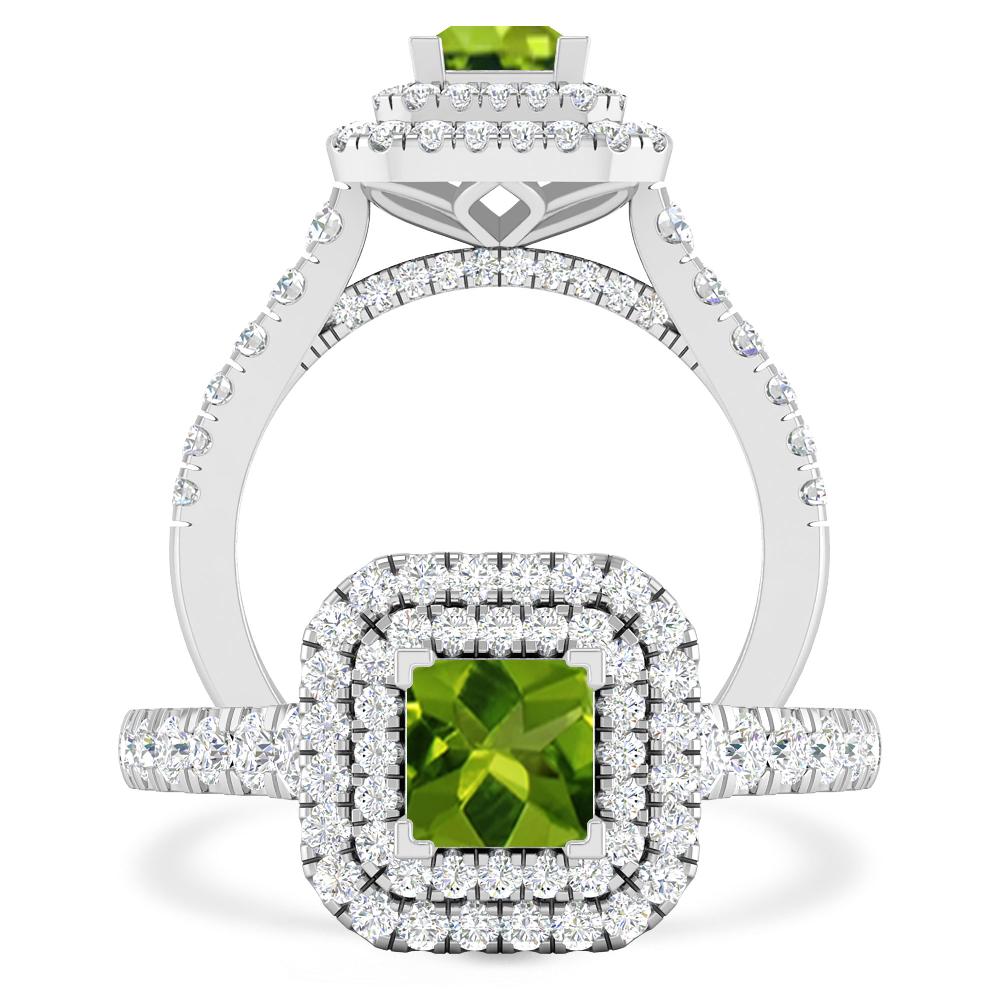 White Gold - Peridot