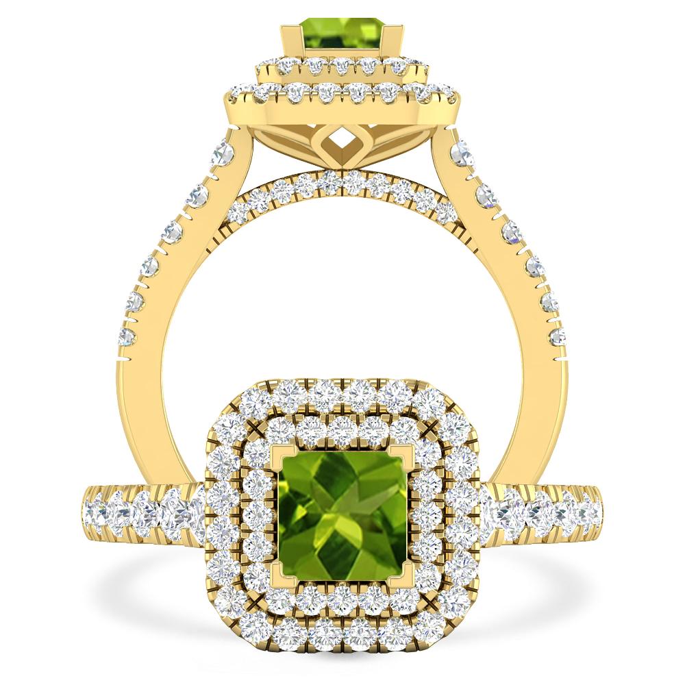 Yellow Gold - Peridot