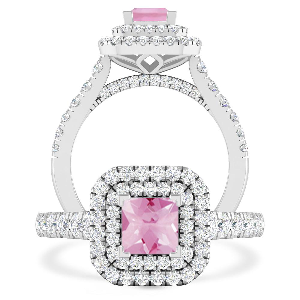 White Gold - Pink Tourmaline