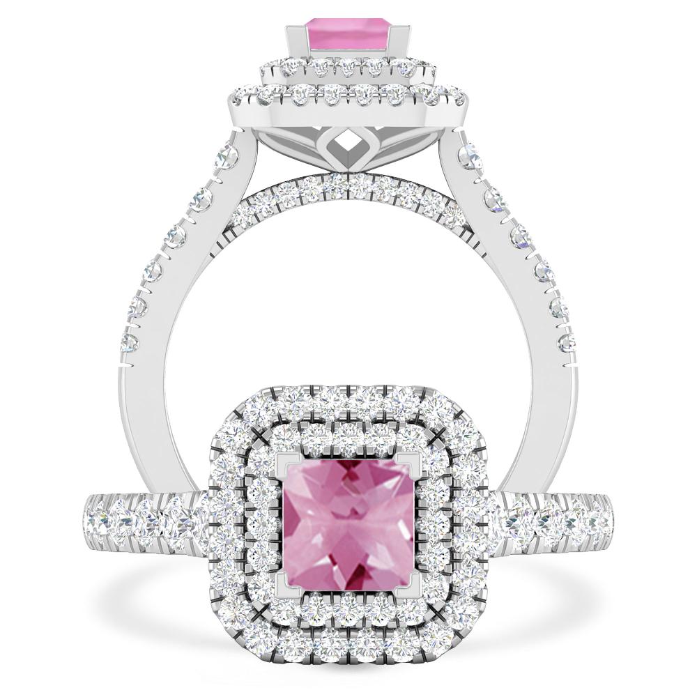 White Gold - Pink Tourmaline