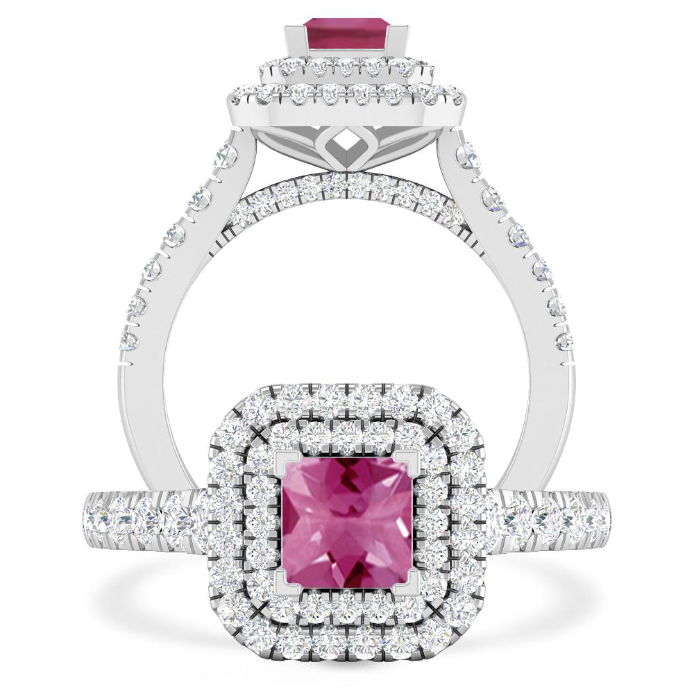 White Gold - Pink Tourmaline