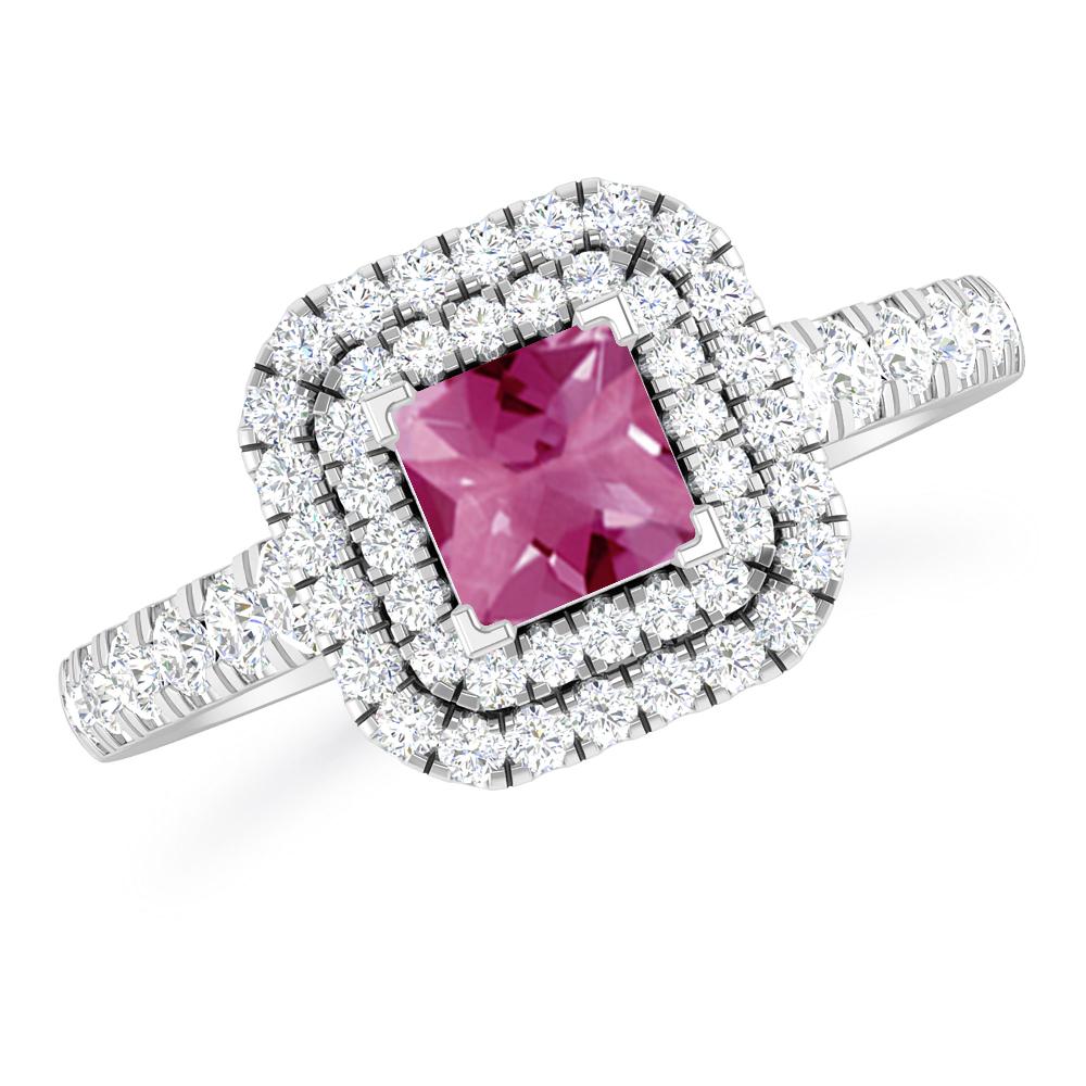 White Gold - Pink Tourmaline