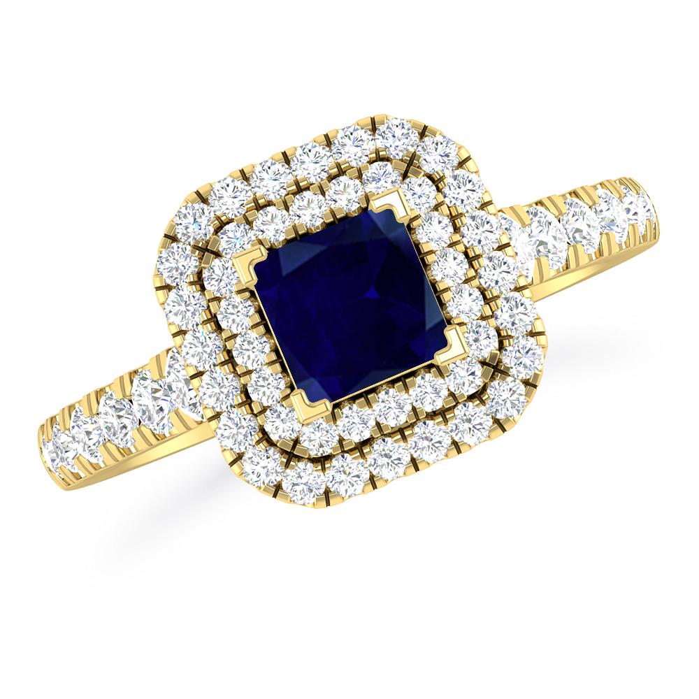 Yellow Gold - Sapphire