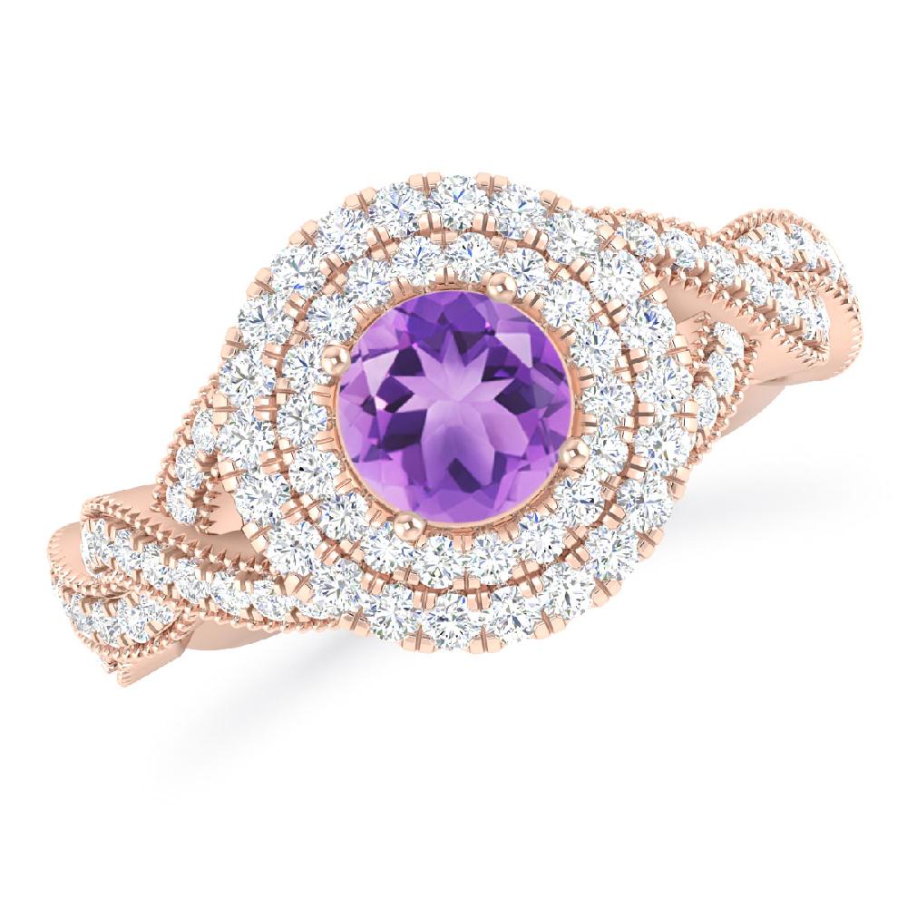 Rose Gold - Amethyst